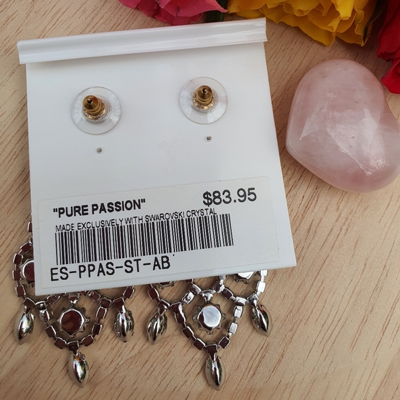 Swarovski crystal drop earrings - Picture 5 of 5